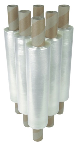 Recycled Content Clear Pallet Wrap 400mm 17MU Ext Core